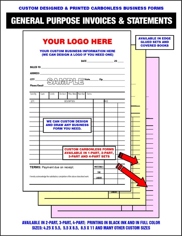 Carbonless Forms - Print Custom Business Forms